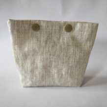 Pochette en lin